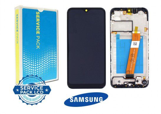 تاچ ال سی دی سامسونگ A135 سرویس پک با فریم-LCD A135-(A13 4G) SERVICE PACK WITH FRAME