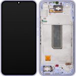 تاچ ال سی دی سامسونگ A346 سرویس پک با فریم بنفش-LCD A346-(A34 5G) SERVICE PACK WITH FRAME VIOLET