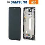 تاچ ال سی دی سامسونگ A528 سرویس پک با فریم سفید-LCD A528-(A52 5G) SERVICE PACK WITH FRAME WHITE