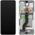 تاچ ال سی دی سامسونگ S20 PLUS سرویس پک با فریم سفید -LCD S20 PLUS -( G985 ) SERVICE PACK WITH PACK WHITE