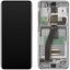 تاچ ال سی دی سامسونگ S20 سرویس پک با فریم سفید -LCD S20 -( G980 ) SERVICE PACK WITH PACK WHITE