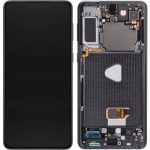 تاچ ال سی دی سامسونگ S21 PLUS سرویس پک با فریم مشکی -LCD S21 PLUS -( G996 ) SERVICE PACK WITH PACK BLACK