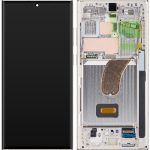 تاچ ال سی دی سامسونگ S23 ULTRA سرویس پک با فریم کرم -LCD S23 ULTRA -( S918 ) SERVICE PACK WITH PACK CREAM
