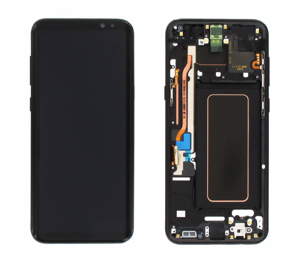 تاچ ال سی دی سامسونگ S8 PLUS سرویس پک با فریم مشکی -LCD S8 PLUS -( G955) SERVICE PACK WITH PACK BLACK