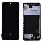 تاچ ال سی دی سامسونگ A51 سرویس پک با فریم |A51 LCD SERVICE PACK WITH FRAME LCD